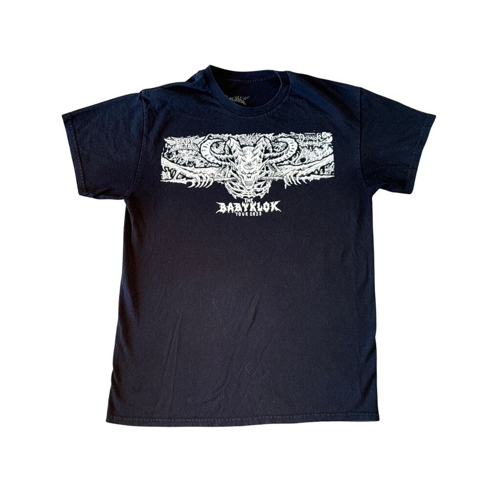BabyKlok Tour Baby Metal Dethklok 2023 Medium concert merch graphic shirt black